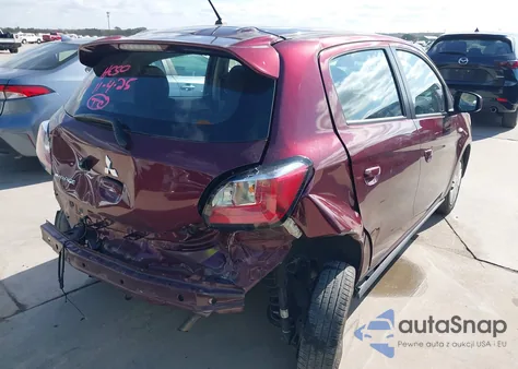 2024 Mitsubishi Mirage Es/Le from USA, damaged, VIN ML32AUHJ4RH017590
